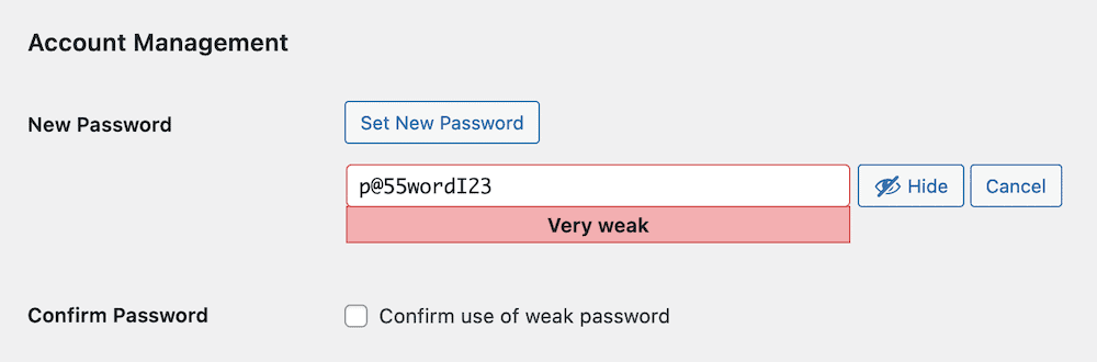 Substituting Letters In A Password With Special Characters, Resulting In A Weak Password.