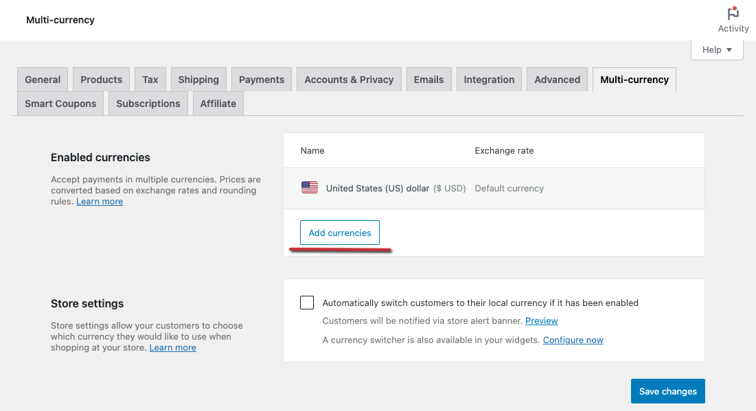 Multi Currency For Woocommerce Get Started Now
